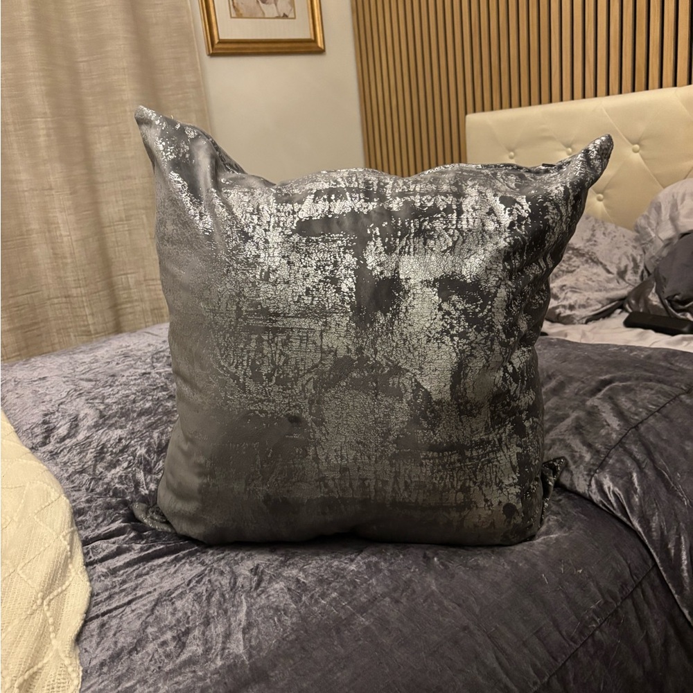 Elegant Black and Gray pillow case